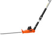 Cordless Pole Hedge Trimmer, 20V Electric Telescoping Hedge Trimmer Kit with 18