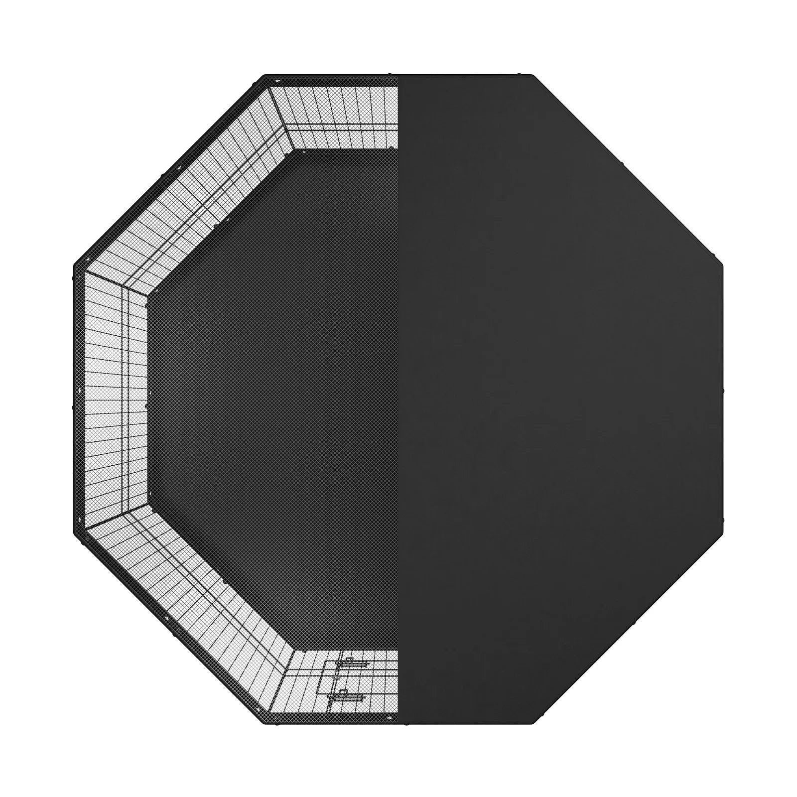VEVOR Dog Playpen, 8 Panels Foldable Metal Dog Exercise Pen with Top Cover and Bottom Pad, 24