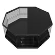 VEVOR Dog Playpen, 8 Panels Foldable Metal Dog Exercise Pen with Top Cover and Bottom Pad, 24