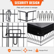 VEVOR Dog Playpen, 8 Panels Foldable Metal Dog Exercise Pen with Top Cover, 24