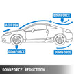 Universal GT Wing Spoiler 110CM Lightweight Aluminum Rear Spoiler Wing Adjustable Angel Single Deck