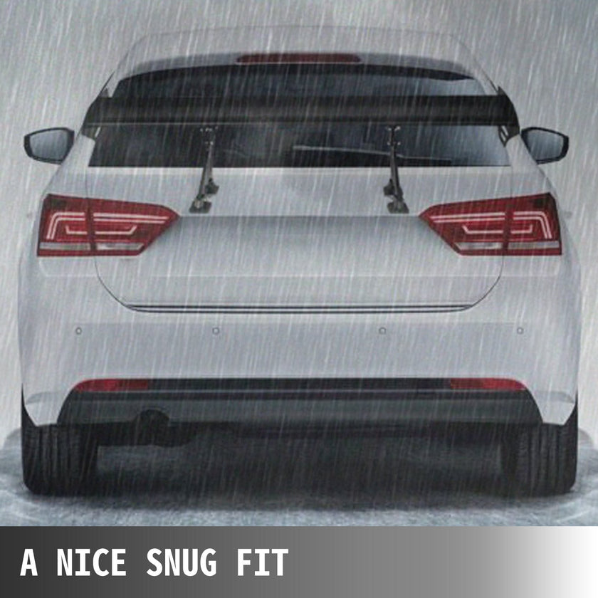 Universal GT Wing Spoiler 110CM Lightweight Aluminum Rear Spoiler Wing Adjustable Angel Single Deck