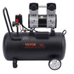 VEVOR Air Compressor Compact Portable Oil Free Compressor 15 Gallon 90 PSI