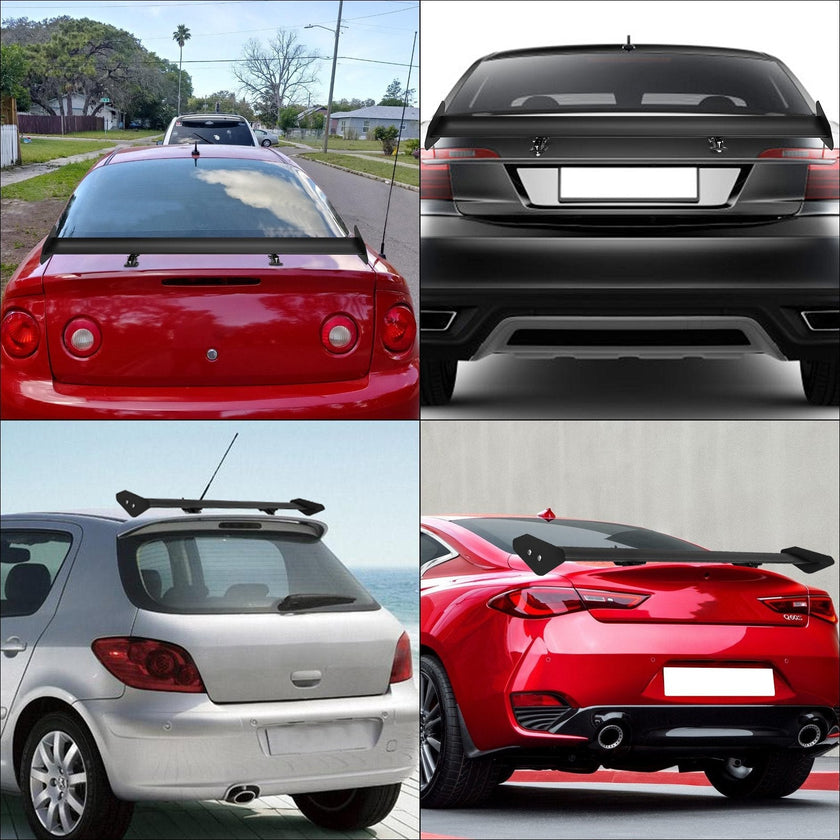 VEVOR Car Rear Spoilers, 44 Inch Universal Car Racing Gt Spoiler Tailfin Tail Fin Rear Wing Tailgate Hatchback Rear Wing Spoiler