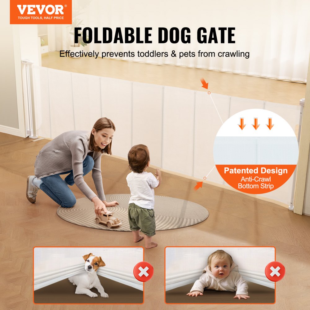 VEVOR Mesh Baby Gate, 34.2