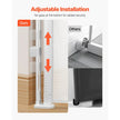 VEVOR Retractable Baby Gate 34 in Tall Extend to 55 in Wide Kids Pets White