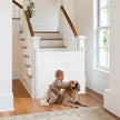 VEVOR Retractable Baby Gate 34 in Tall Extend to 55 in Wide Kids Pets White