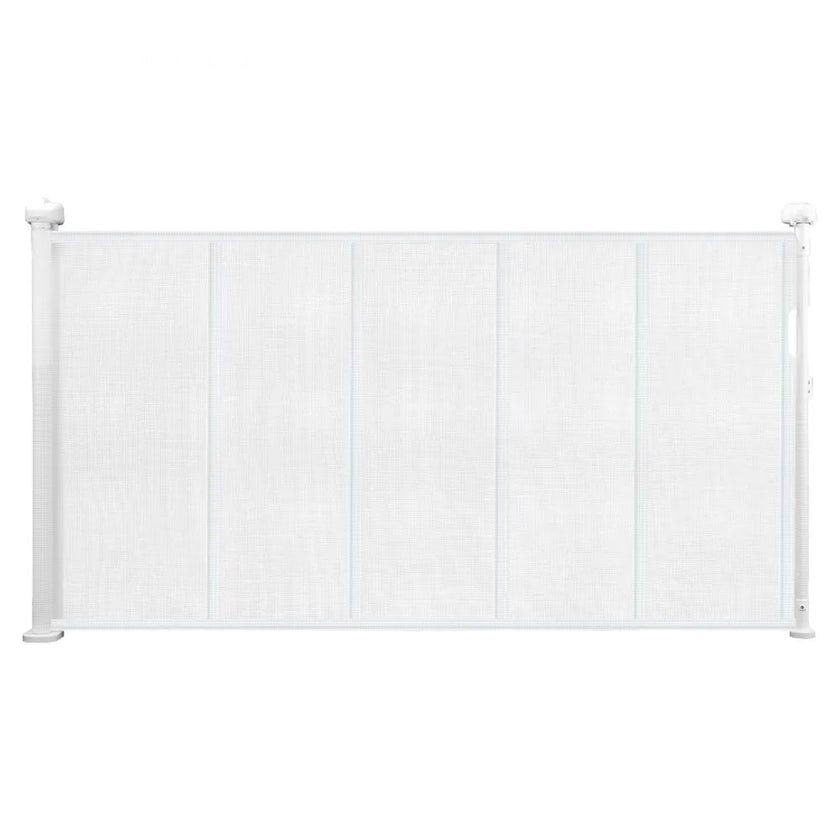 VEVOR Retractable Baby Gate 34 in Tall Extend to 55 in Wide Kids Pets White