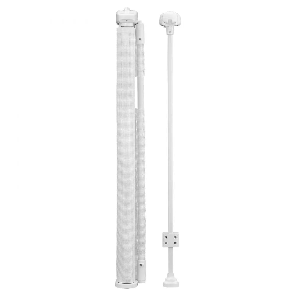 VEVOR Retractable Baby Gate 34 in Tall Extend to 55 in Wide Kids Pets White