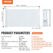 VEVOR Mesh Baby Gate, 34.2