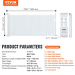 VEVOR Mesh Baby Gate, 34.2