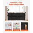 VEVOR Retractable Baby Gate 34 in Tall Extend to 71in Wide Kids Pets Black