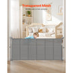 VEVOR Retractable Baby Gate 34 in Tall Extend to 71 in Wide Kids Pets Gray