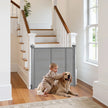 VEVOR Retractable Baby Gate 34 in Tall Extend to 71 in Wide Kids Pets Gray