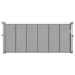 VEVOR Retractable Baby Gate 34 in Tall Extend to 71 in Wide Kids Pets Gray