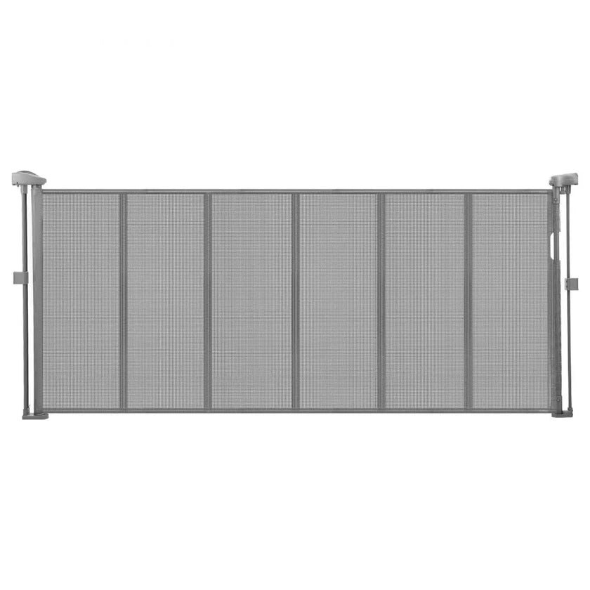 VEVOR Retractable Baby Gate 34 in Tall Extend to 71 in Wide Kids Pets Gray