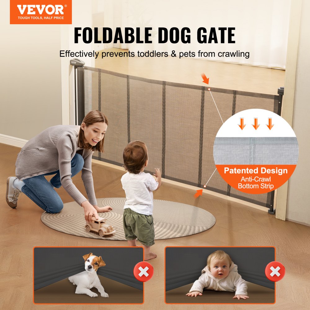 VEVOR Mesh Baby Gate, 34.2
