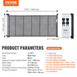 VEVOR Mesh Baby Gate, 34.2