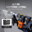 VEVOR Demolition Jack Hammer, 1400W Electric Jackhammer Heavy Duty, 2900 BPM Concrete Breaker 2pcs Chisels Bits Chipping W/Case, Gloves