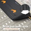 VEVOR Upgraded Rubber Threshold Ramp, 3.5