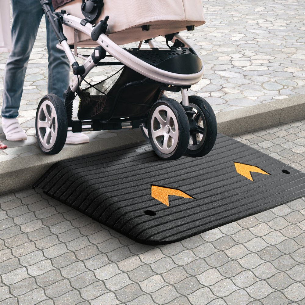 VEVOR Upgraded Rubber Threshold Ramp, 3.5