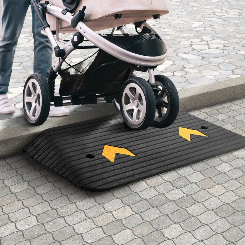 VEVOR Upgraded Rubber Threshold Ramp, 3