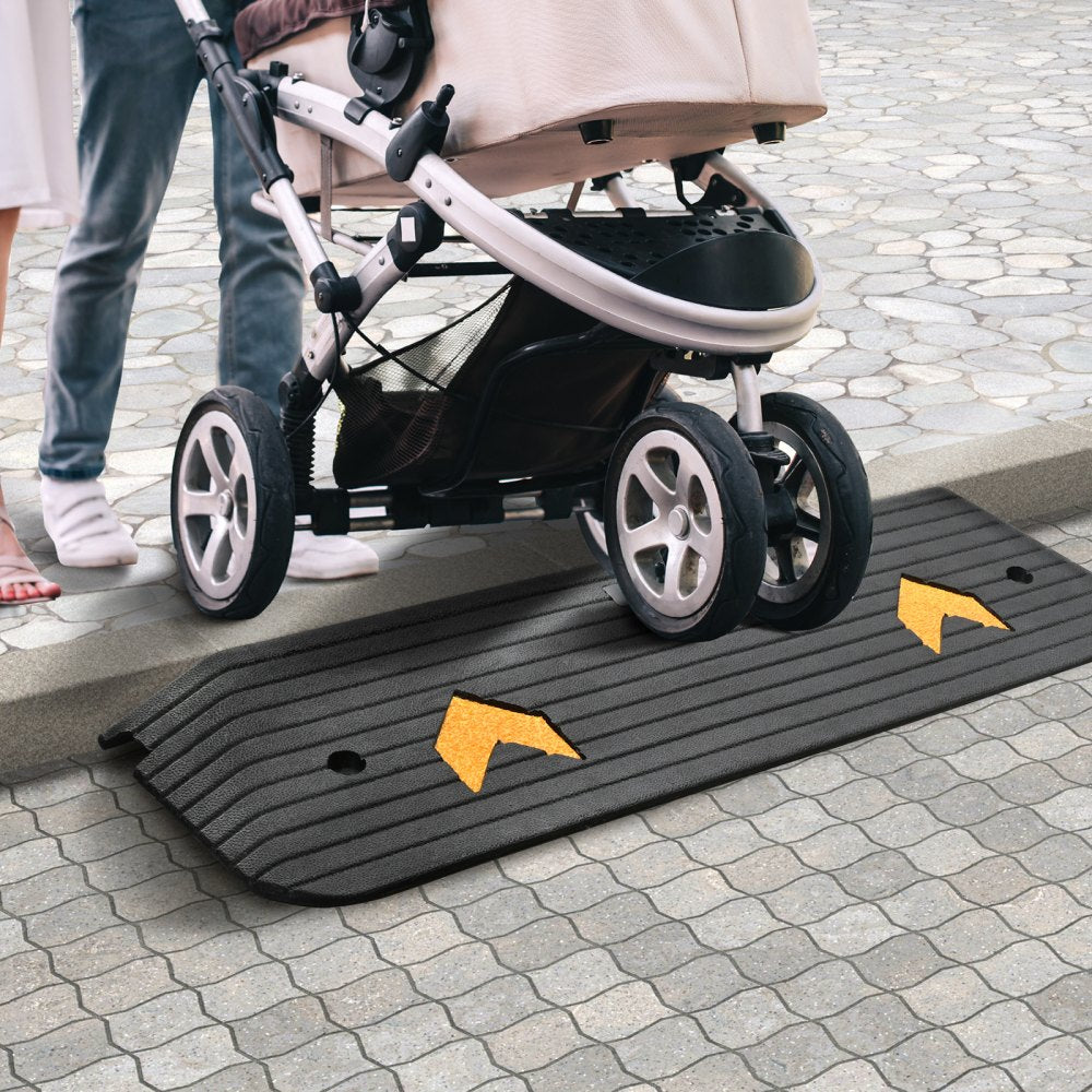 VEVOR Upgraded Rubber Threshold Ramp, 1