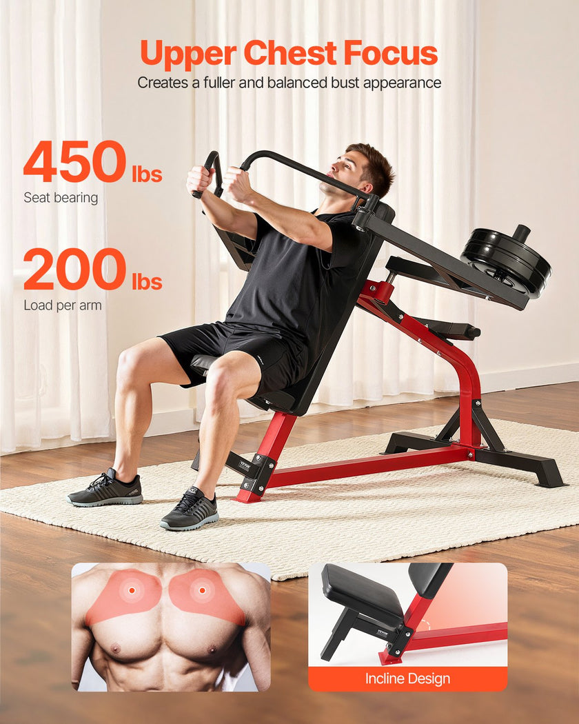 VEVOR Incline Chest Fly and Rear Delt Fly Machine Upper Body Strength Training