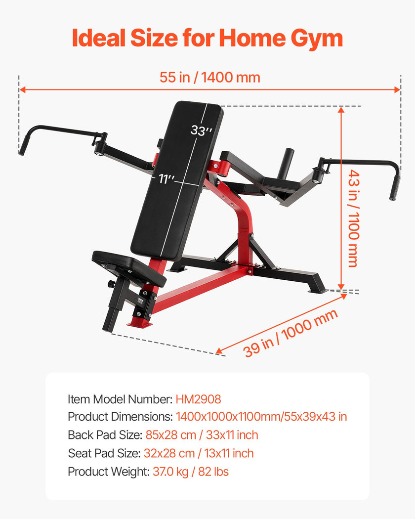 VEVOR Incline Chest Fly and Rear Delt Fly Machine Upper Body Strength Training