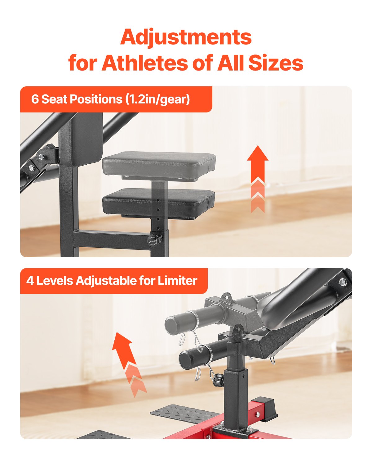 VEVOR Seated Dip Machine Tricep Bicep Press Down Chest Training with Cable Bar