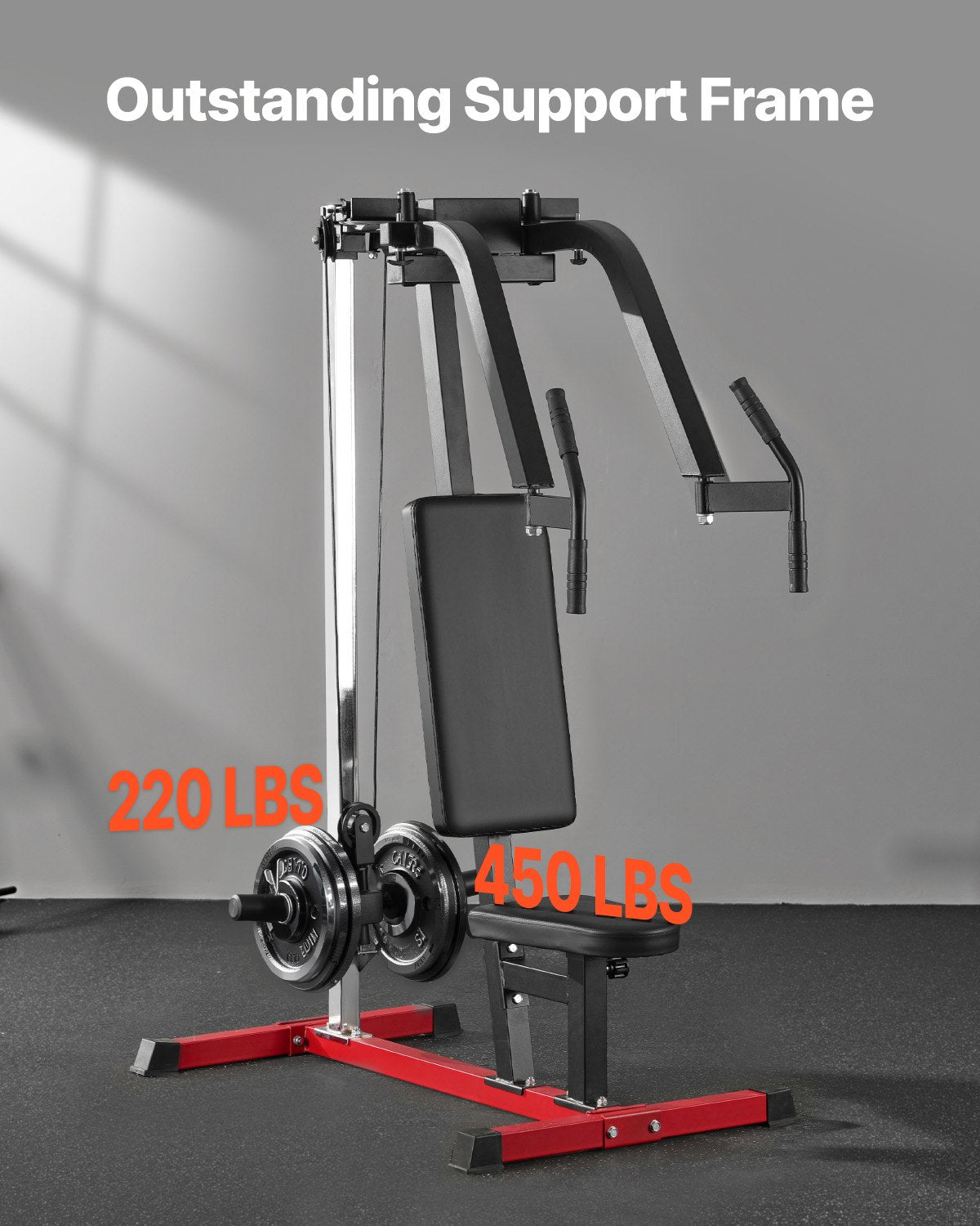 VEVOR Chest Fly Machine Adjustable Fly Reverse Delt Machine Upper Body Workout