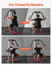 VEVOR Chest Fly Machine Adjustable Fly Reverse Delt Machine Upper Body Workout