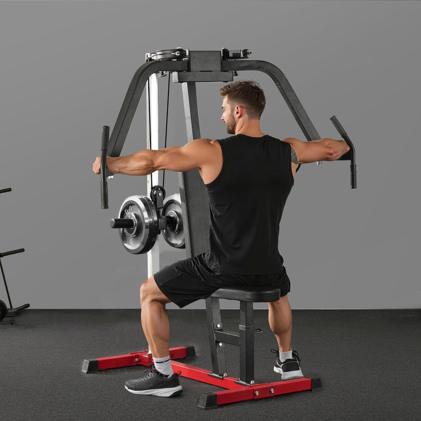VEVOR Chest Fly Machine Adjustable Fly Reverse Delt Machine Upper Body Workout