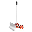 VEVOR Snow Shovel with Wheels, 30 inch Snow Shovel for Driveway, Metal Snow Shovel Pusher for Snow Removal, Heavy Duty Shovel Pusher with Wide Blade and U-shaped Aluminum Alloy Handle