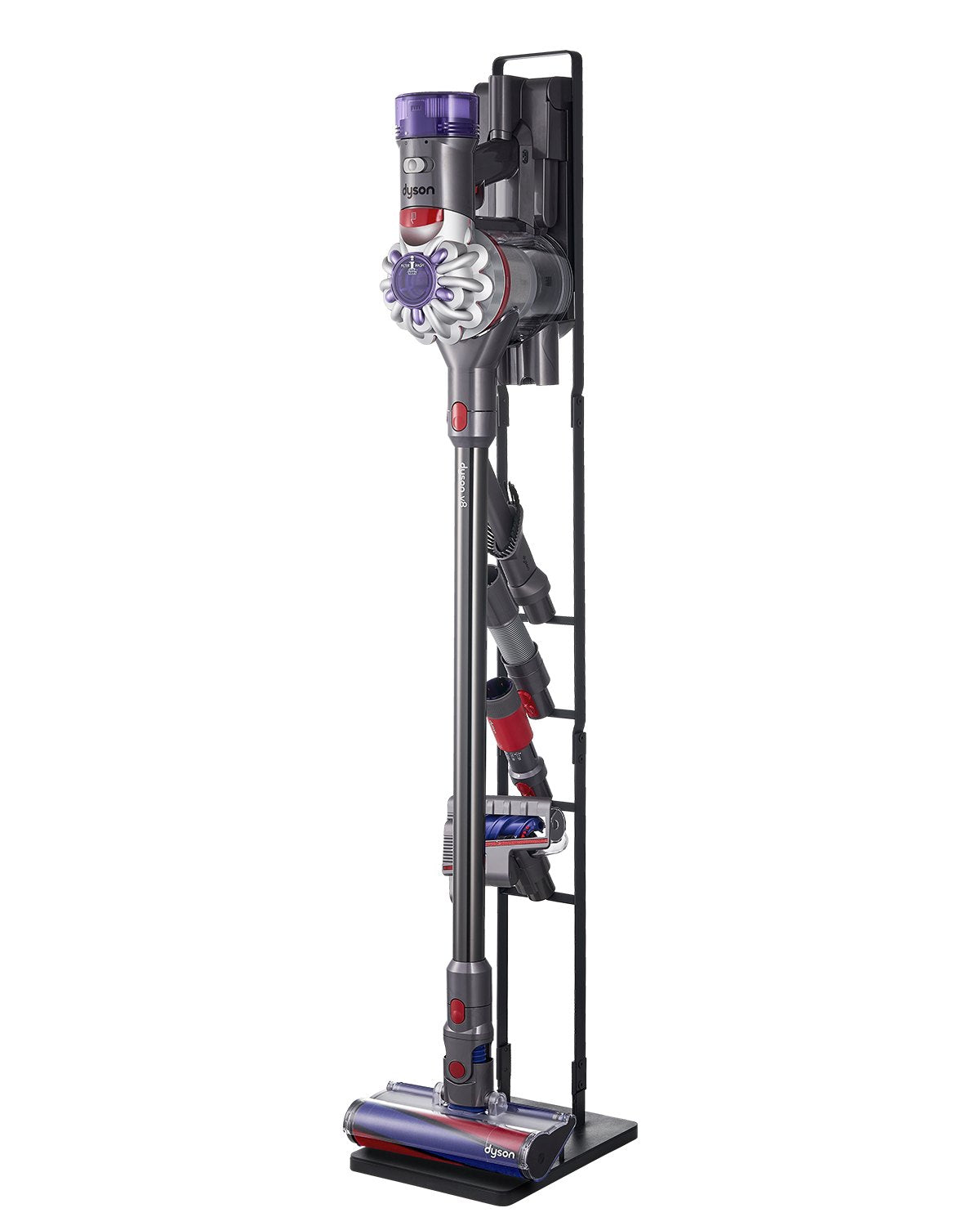 VEVOR Vacuum Stand for Dyson Multi-Models Storage Bracket Holder with 4 Hooks