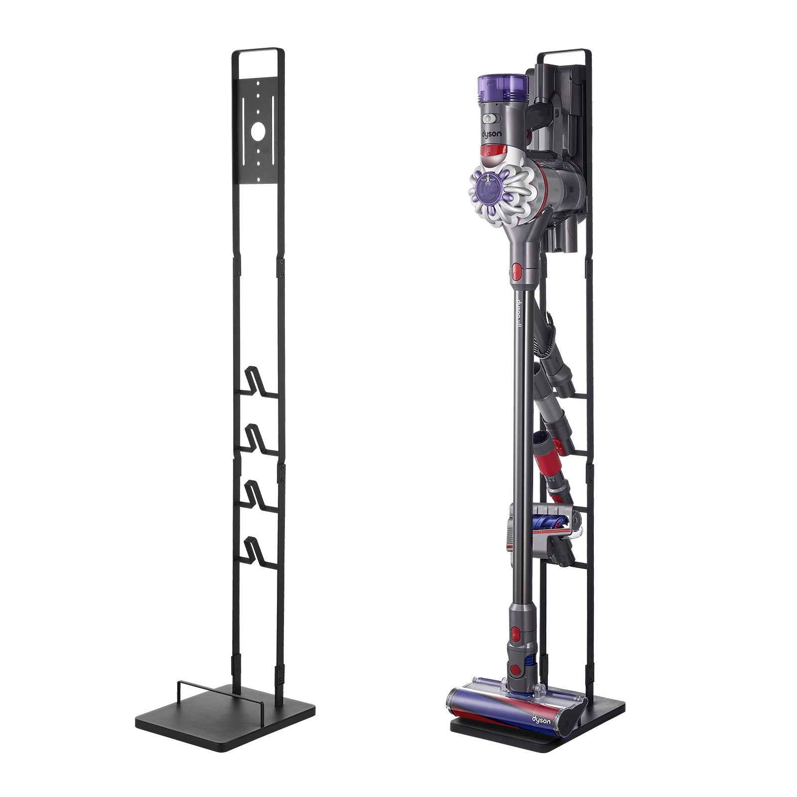 VEVOR Vacuum Stand for Dyson Multi-Models Storage Bracket Holder with 4 Hooks