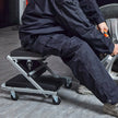 VEVOR Z-Creeper Seat, 2 in 1 Rolling Folding Car Creeper/Stool, 300 lbs Capacity Mechanic Creeper, Low Profile Creeper with 6 pcs Wheels for Garage, Shop, Auto Repair, Lay Down or Sit, Black