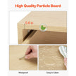 6 Drawer Dresser, Modern Wooden Storage Chest with Metal Handles & Anti-Tip Device, Light Wood
