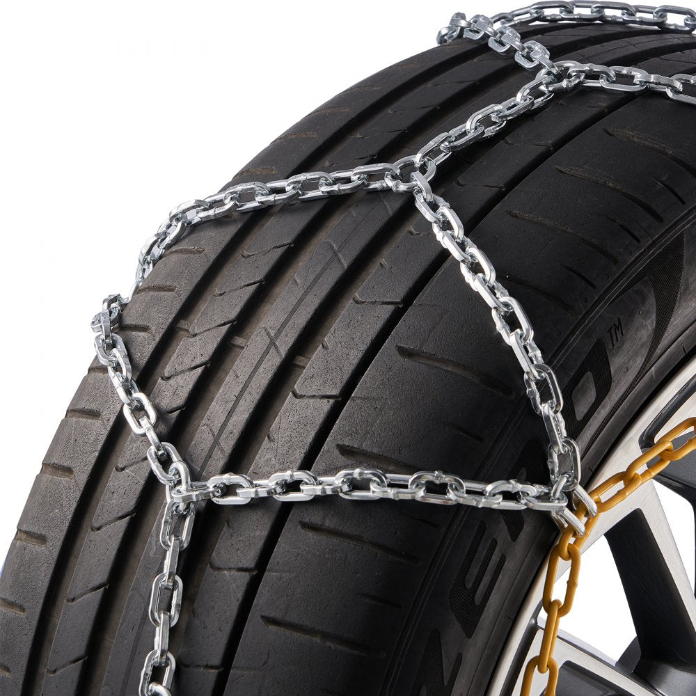 VEVOR Auto Tightening Snow Chains Diamond Mesh Anti-slip Traction Wheel Chains