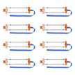 VEVOR 8 PCS Snow Chains Tire Width 9.2-11.2in/235-28mm for Car/Pickup/SUV/Truck