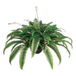 VEVOR Artificial Boston Fern Large Plastic Fern 80 Branches Indoor Outdoor Decor