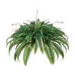 VEVOR Artificial Boston Fern Large Plastic Fern 80 Branches Indoor Outdoor Decor