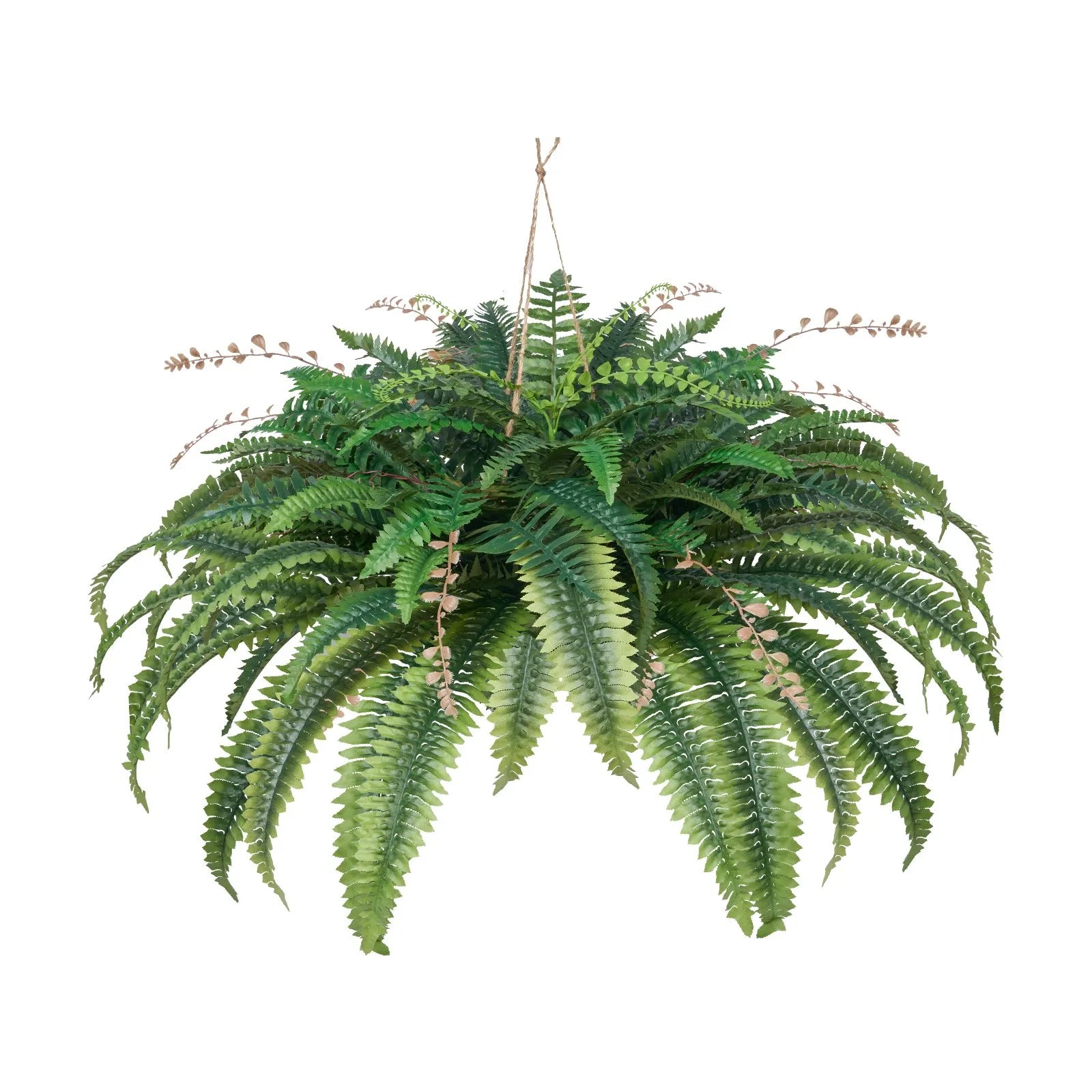 VEVOR Artificial Boston Fern Large Plastic Fern 80 Branches Indoor Outdoor Decor