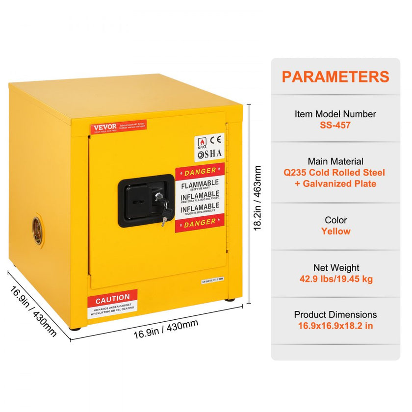 VEVOR Flammable Cabinet 17\