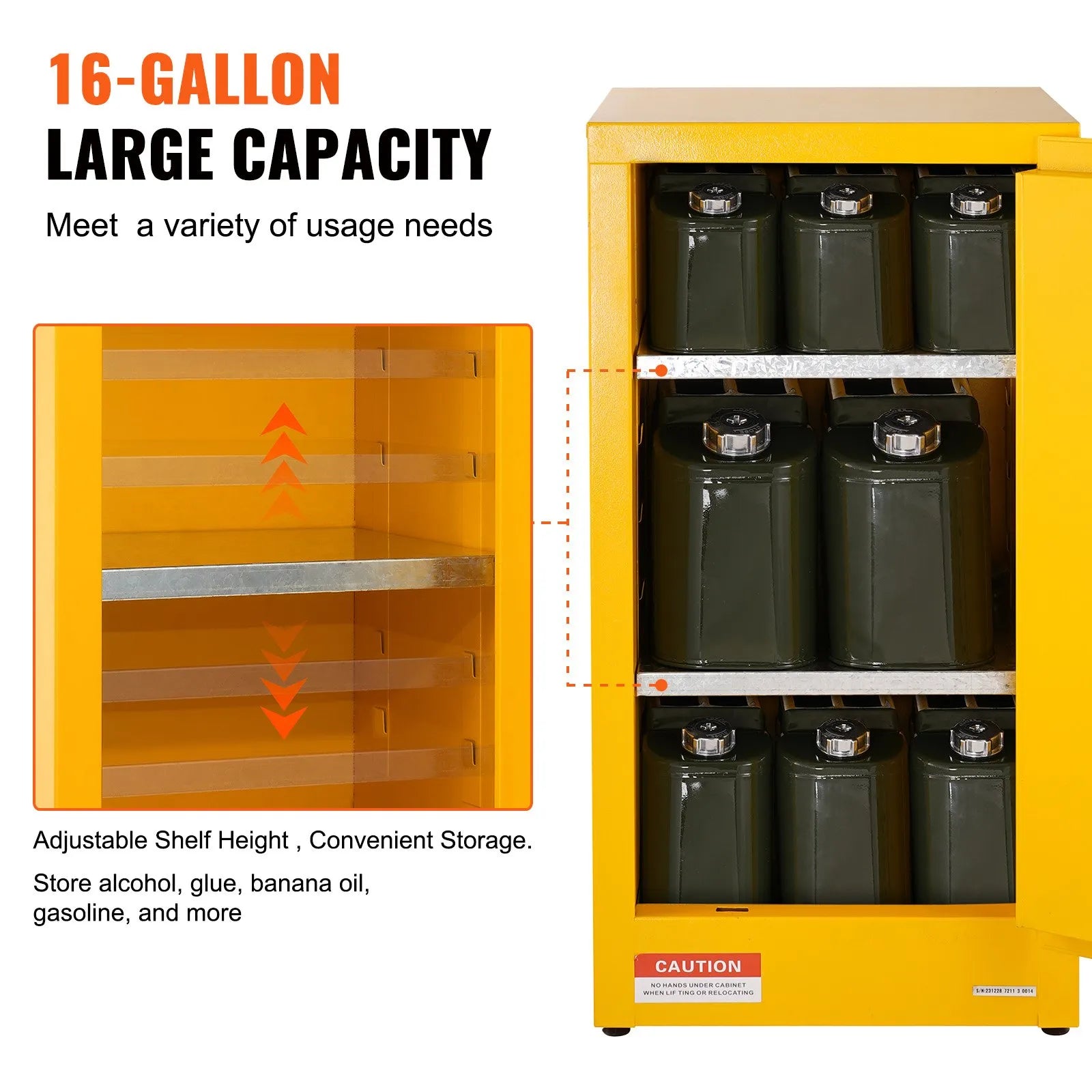 VEVOR Flammable Cabinet 18.1