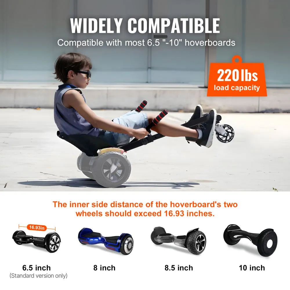 VEVOR Hoverboard Seat Attachment, for 6.5