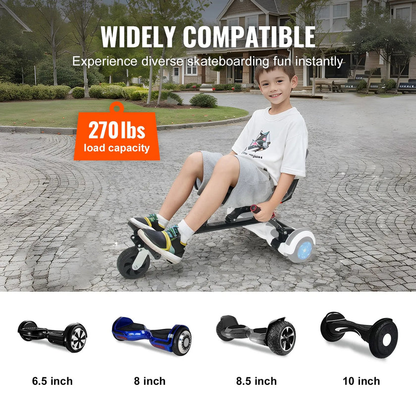 VEVOR Hoverboard Seat Attachment, for 6.5
