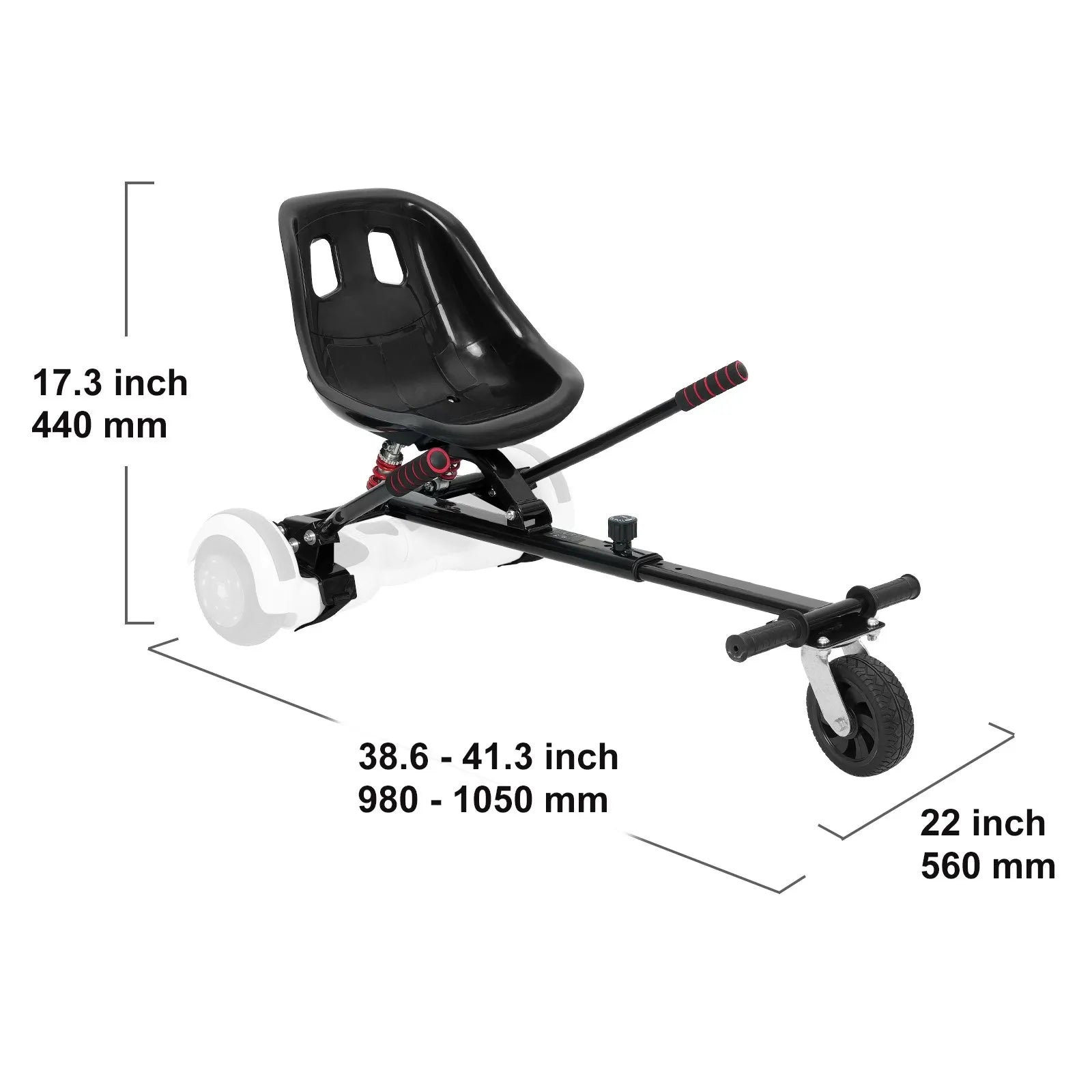 VEVOR Hoverboard Seat Attachment, for 6.5