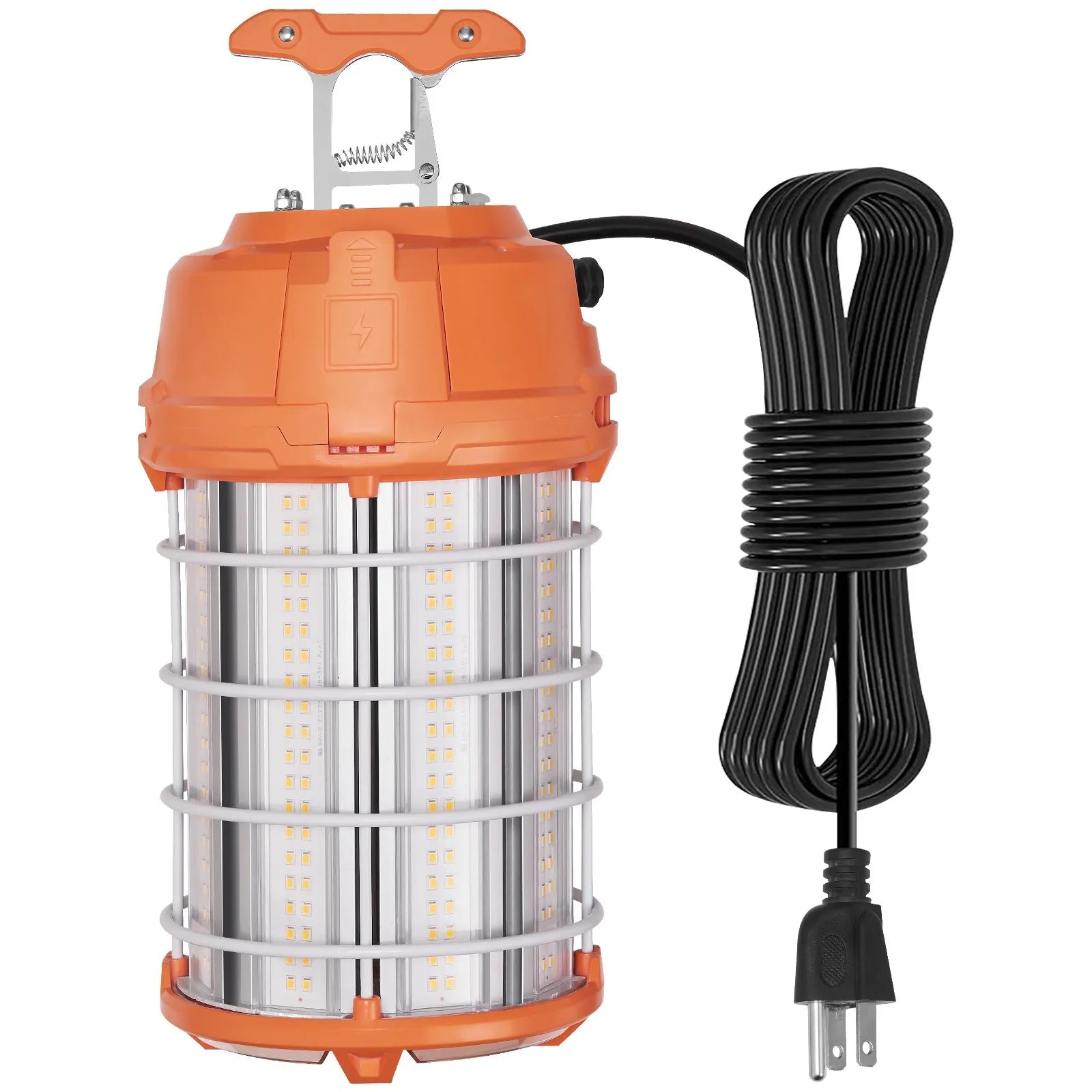 VEVOR LED Temporary Work Light, 150W, 20000lm Construction Lights, 5000K Portable Super Bright & Waterproof & Connected Up to 6 lights, Hanging Job Site Lighting for Indoor and Outdoor Lighting