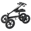 VEVOR Folding Knee Scooter, Aluminum Steerable Knee Walker with Height-Adjustable Handlebar & Knee Pad, 12